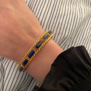Christina Greene Lapis Cable Bangle